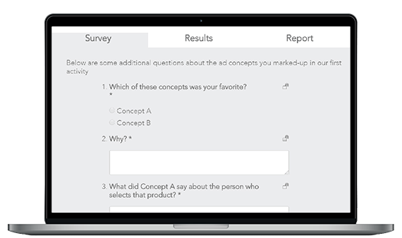 Screenshot: Advanced Online Surveys
